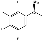 (1S)-1-(2,3,4,5-TETRAFLUOROPHENYL)ETHYLAMINE 结构式