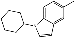 5-METHYL-CYCLOHEXYL-1H-INDOLE 结构式