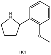 2-(2-METHOXY-PHENYL)-PYRROLIDINE, HYDROCHLORIDE 结构式