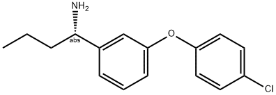 (1S)-1-[3-(4-CHLOROPHENOXY)PHENYL]BUTYLAMINE 结构式