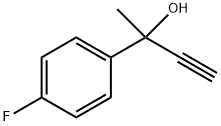 2-(4-FLUOROPHENYL)-3-BUTYN-2-OL 结构式