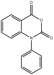 1-苯基-1H-苯并[D][1,3]恶嗪-2,4-二酮 结构式