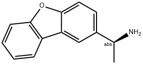(1S)-1-Dibenzo[b,d]furan-2-ylethylamine 结构式