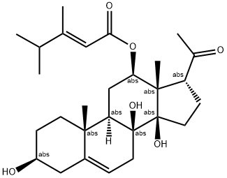 青阳参苷元 结构式