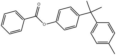 BENZOIC ACID 4-(1-METHYL-1-P-TOLYL-ETHYL)-PHENYL ESTER 结构式