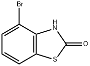 4-BROMO-3H-BENZOTHIAZOL-2-ONE 结构式