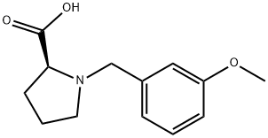 (3-甲氧基苄基)脯氨酸 结构式