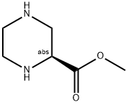 (S)-PIPERAZINE-2-CARBOXYLIC ACID METHYL ESTER 结构式