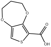 3,4-DIHYDRO-2H-THIENO[3,4-B][1,4]DIOXEPINE-6-CARBOXYLIC ACID 结构式