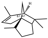 3,6,8,8-TETRAMETHYL-2,3,4,7,8,8A-HEXAHYDRO-1H-3A,7-METHANO-AZULENE 结构式