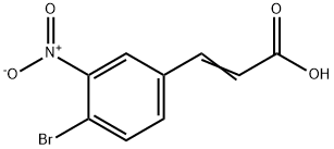 (2E)-3-(4-BROMO-3-NITRO-PHENYL)-ACRYLIC ACID 结构式