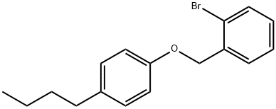 2-BROMOBENZYL-(4-N-BUTYLPHENYL)ETHER 结构式