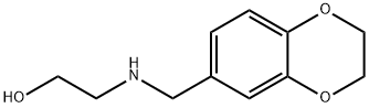 2-((2,3-DIHYDRO-1,4-BENZODIOXIN-6-YLMETHYL)AMINO)ETHANOL 结构式