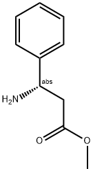 (S)-3-氨基-3-苯基丙酸甲酯 结构式
