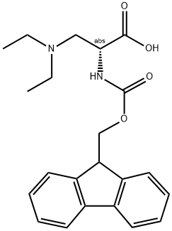 FMOC-BETA-N,N-DIETHYLAMINO-D-ALA 结构式