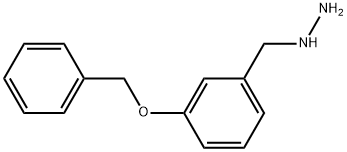 (3-BENZYLOXY-BENZYL)-HYDRAZINE 结构式