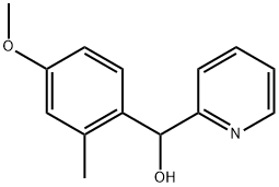 4-METHOXY-2-METHYLPHENYL-(2-PYRIDYL)METHANOL 结构式