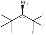 (2R)-1,1,1-TRIFLUORO-3,3-DIMETHYLBUT-2-YLAMINE 结构式