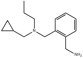 N-[2-(AMINOMETHYL)BENZYL]-N-(CYCLOPROPYLMETHYL)-N-PROPYLAMINE 结构式