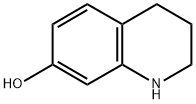7-Hydroxy-1,2,3,4-tetrahydroquinoline 结构式