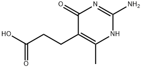 3-(2-AMINO-6-METHYL-4-OXO-1,4-DIHYDROPYRIMIDIN-5-YL)PROPANOIC ACID 结构式