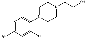 2-(4-(4-氨基-2-氯苯基)哌嗪-1-基)乙烷-1-醇 结构式