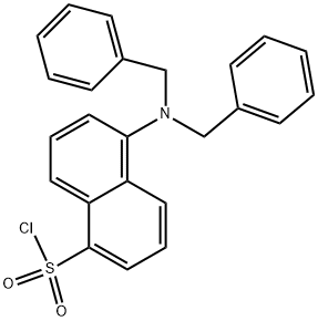 5-DIBENZYLAMINO-NAPHTHALENE-1-SULFONYL CHLORIDE 结构式