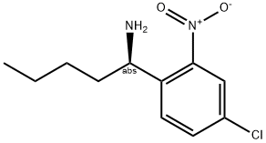 (1R)-1-(4-CHLORO-2-NITROPHENYL)PENTYLAMINE 结构式