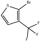 2-BROMO-3-TRIFLUOROMETHYLTHIOPHENE 结构式