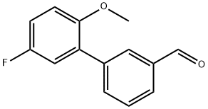 3-(3-FLUORO-6-METHOXYPHENYL)BENZALDEHYDE 结构式