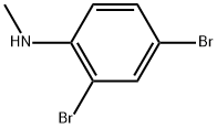 2,4-Dibromo-N-methylaniline 结构式