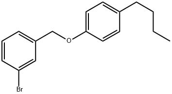 3-BROMOBENZYL-(4-N-BUTYLPHENYL)ETHER 结构式