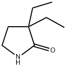 3,3-DIETHYL-2-PYRROLIDINONE 结构式