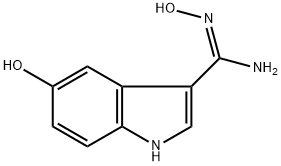 5,N-DIHYDROXYINDOLE-3-CARBOXAMIDINE 结构式