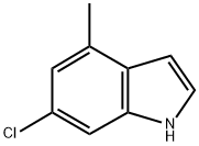 6-CHLORO-4-METHYL INDOLE 结构式