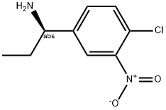 (1R)-1-(4-CHLORO-3-NITROPHENYL)PROPYLAMINE 结构式