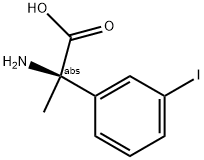 (2R)-2-AMINO-2-(3-IODOPHENYL)PROPANOIC ACID 结构式