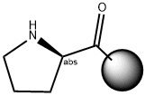 H-D-Pro-2-chlorotrityl-resin 结构式