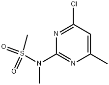 N-(4-CHLORO-6-METHYLPYRIMIDIN-2-YL)-N-METHYLMETHANESULFONAMIDE 结构式