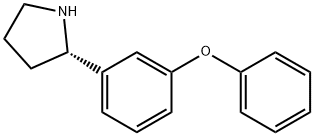 1-((2S)吡咯烷-2-基)-3-苯氧基苯 结构式