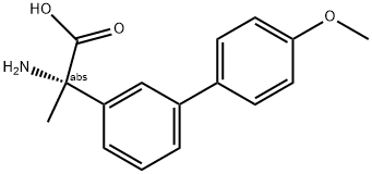 (2S)-2-AMINO-2-[3-(4-METHOXYPHENYL)PHENYL]PROPANOIC ACID 结构式