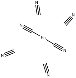Hydrogen ferrocyanide 结构式
