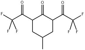 4-METHYL-2,6-BIS(TRIFLUOROACETYL)CYCLOHEXANONE 结构式