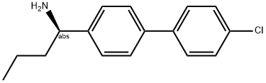 (1R)-1-[4-(4-CHLOROPHENYL)PHENYL]BUTYLAMINE 结构式