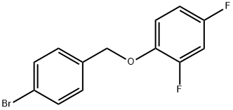4-BROMOBENZYL-(2,4-DIFLUOROPHENYL)ETHER 结构式