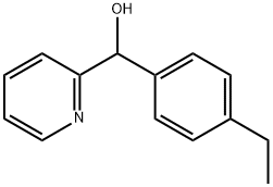4-ETHYLPHENYL-(2-PYRIDYL)METHANOL 结构式