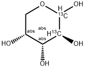 D-[1,2-13C2]ARABINOSE 结构式