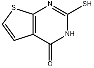 2-MERCAPTOTHIENO[2,3-D]PYRIMIDIN-4(3H)-ONE 结构式