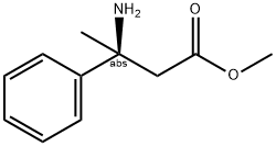 METHYL (3S)-3-AMINO-3-PHENYLBUTANOATE 结构式