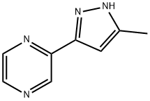 2-(5-METHYL-1H-PYRAZOL-3-YL)PYRAZINE 结构式